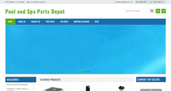 Desktop Screenshot of poolandspapartsdepot.com